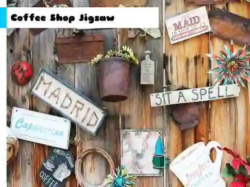 Coffee Shop Jigsaw — безкоштовна онлайн гра