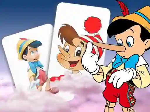 Pinocchio Memory card Match — безкоштовна онлайн гра