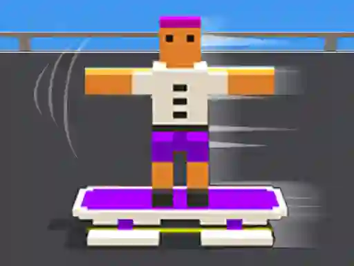 Blocky Skater Rush — безкоштовна онлайн гра