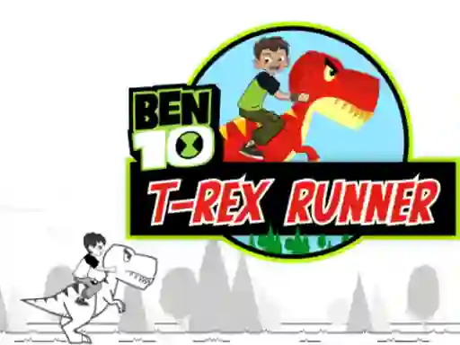 Ben 10 T-Rex Runner — безкоштовна онлайн гра