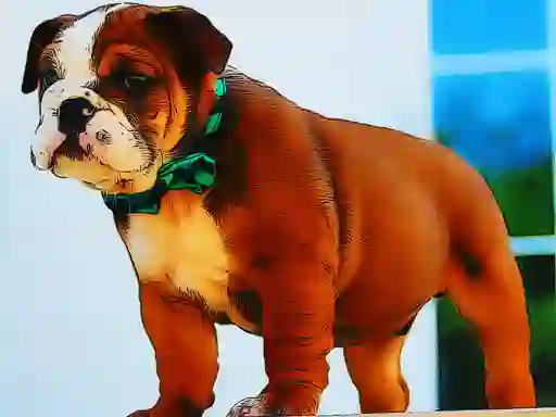 Bulldog Puppy Puzzle — безкоштовна онлайн гра