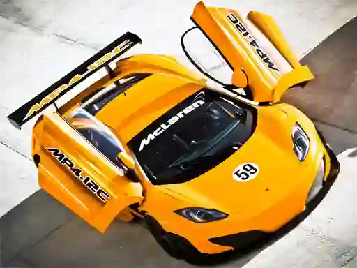 McLaren GT3 Puzzle — безкоштовна онлайн гра
