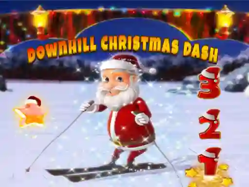 Downhill Christmas Dash — безкоштовна онлайн гра