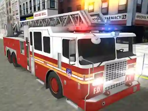 Real Truck Fire Drive Sim — безкоштовна онлайн гра