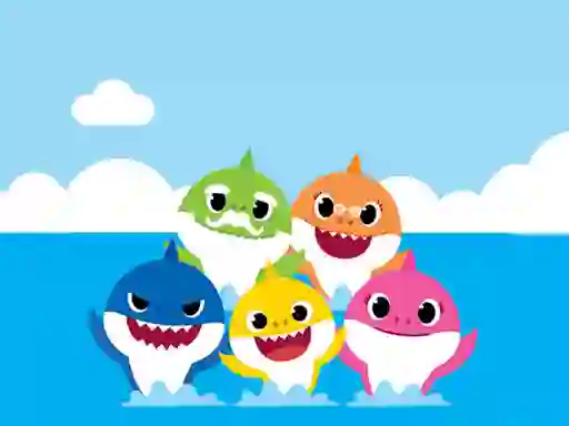 Baby Shark Coloring — безкоштовна онлайн гра