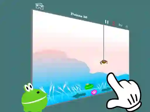 Hunt feed the frog 2 — безкоштовна онлайн гра