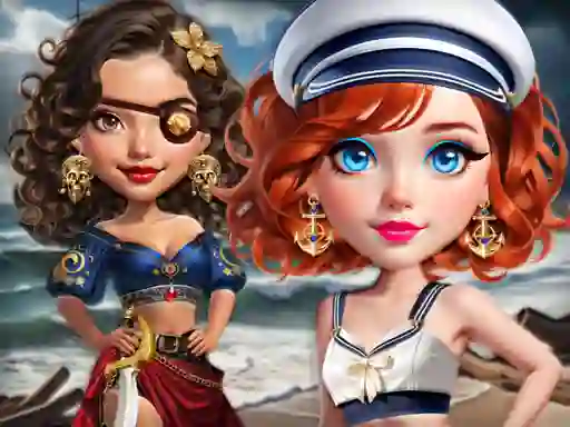 Sailor Chic vs Pirate Charm — безкоштовна онлайн гра