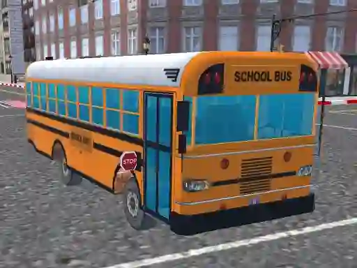 Bus School Park Driver — безкоштовна онлайн гра
