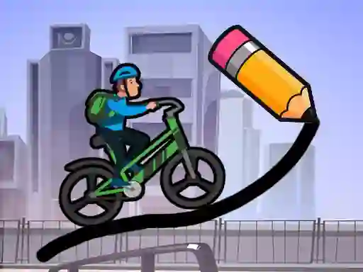 Draw The Bike Bridge — безкоштовна онлайн гра