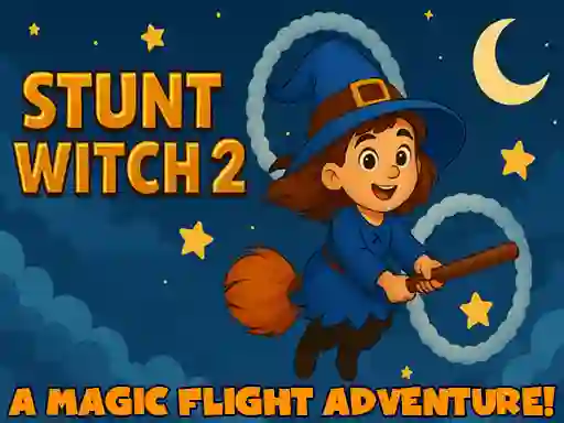 Stunt Witch 2 — безкоштовна онлайн гра
