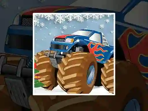 Winter Monster Truck Puzzles — безкоштовна онлайн гра