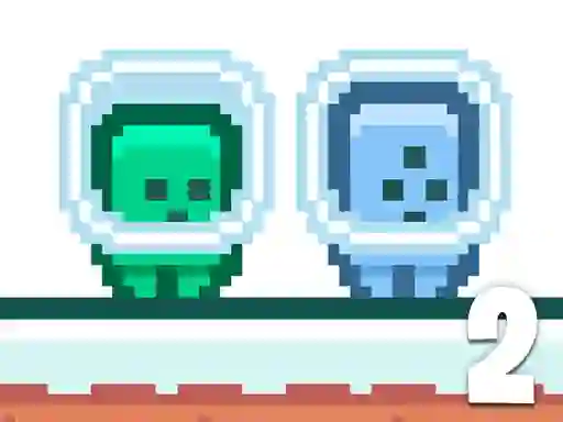 Green and Blue Cuteman 2 — безкоштовна онлайн гра