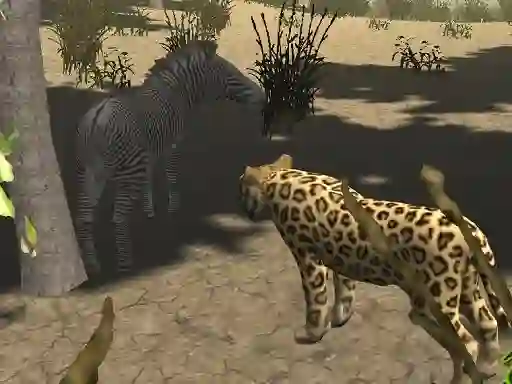 African Cheetah Hunting Simulator — безкоштовна онлайн гра