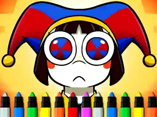 Digital Circus Coloring Adventure — безкоштовна онлайн гра
