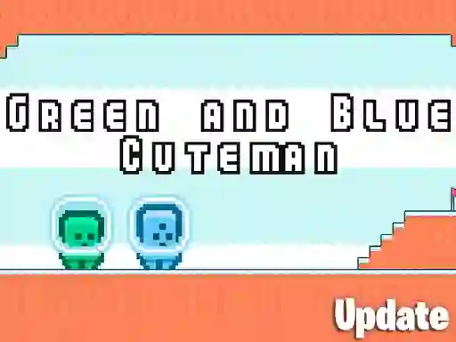 Green and Blue Cuteman — безкоштовна онлайн гра