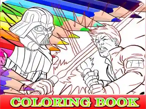 Coloring Book for Darth Vader — безкоштовна онлайн гра