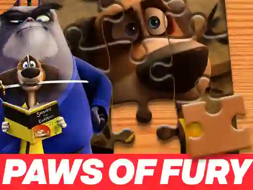 Paws of Fury The Legend of Hank Jigsaw Puzzle — безкоштовна онлайн гра