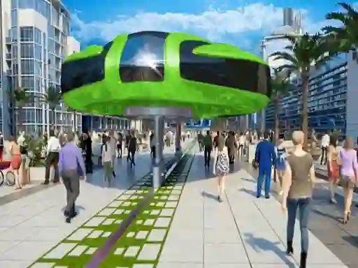 Gyroscopic Elevated Bus Simulator Public Transport — безкоштовна онлайн гра