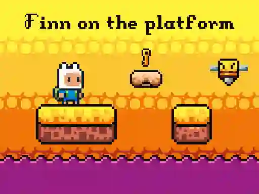 Finn on the platform — безкоштовна онлайн гра