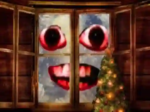New Year: Santa Claus outside the window — безкоштовна онлайн гра