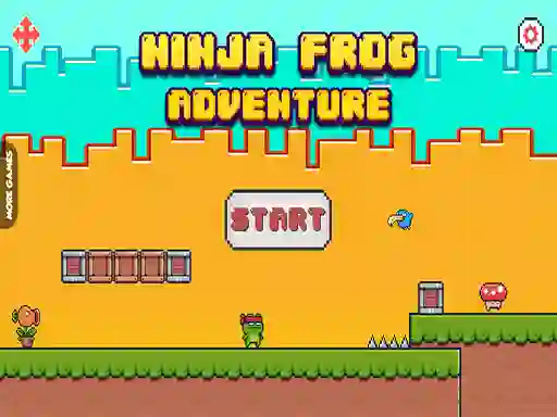Ninja Frog Adventure — безкоштовна онлайн гра