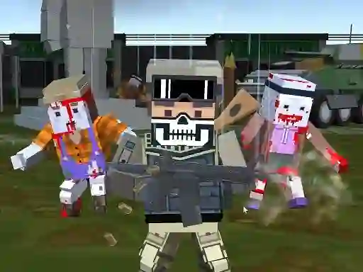 Combat Pixel Arena 3D Zombie Survival — безкоштовна онлайн гра