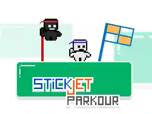 StickJet Parkour — безкоштовна онлайн гра
