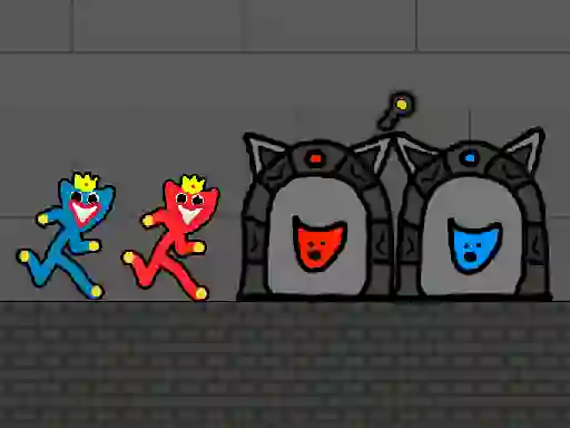 Red and Blue Stickman Huggy 2 — безкоштовна онлайн гра