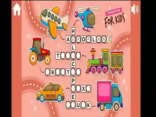 Crossword for Kids — безкоштовна онлайн гра