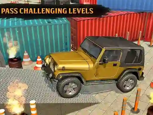 Classic Real 4x4 Jeep Parking Drive Game — безкоштовна онлайн гра