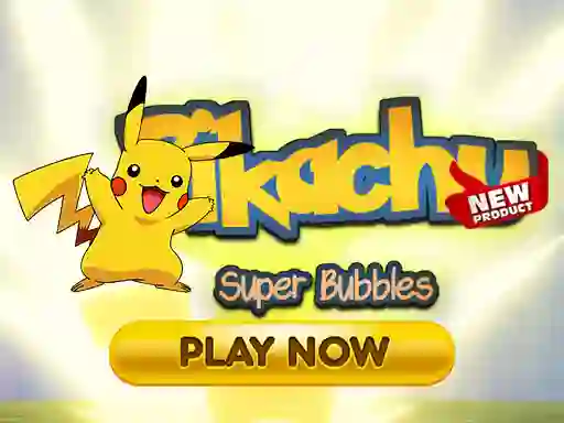 Pikachu Super Bubbles — безкоштовна онлайн гра