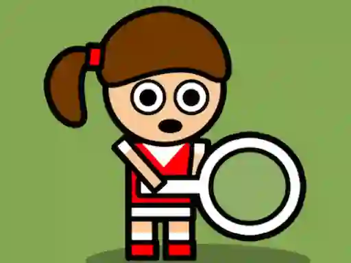 Retro Tiny Tennis — безкоштовна онлайн гра
