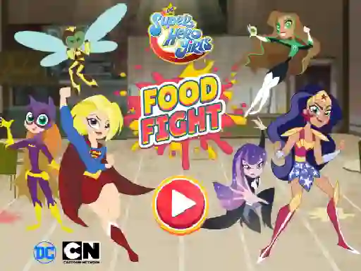 DC Super Hero Girls Food Fight — безкоштовна онлайн гра