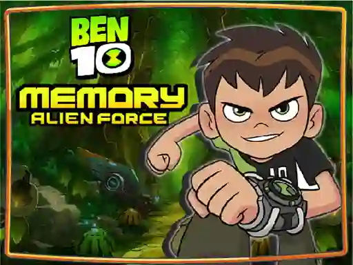 Ben 10 Memory Alien Force — безкоштовна онлайн гра