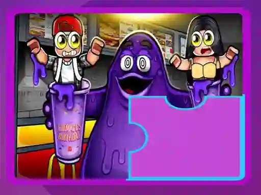 Grimace Shake Puzzle — безкоштовна онлайн гра