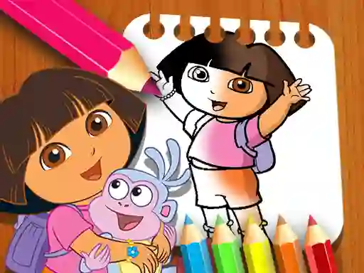Dora the Explorer the Coloring Book — безкоштовна онлайн гра