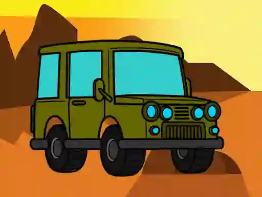Offroad Coloring Book — безкоштовна онлайн гра