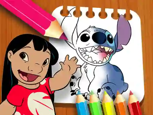Lilo and Stitch Coloring Book — безкоштовна онлайн гра