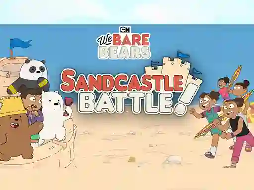 Sandcastle Battle! We Bare Bears — безкоштовна онлайн гра