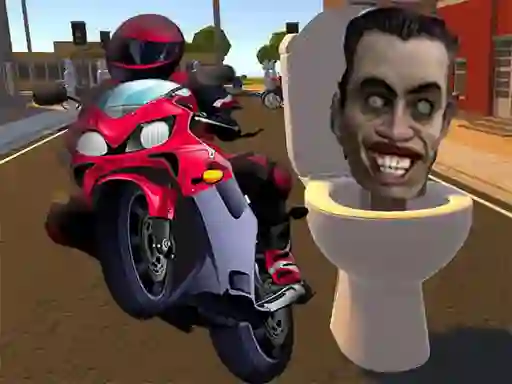 Skibidi Toilet Moto Bike Racing — безкоштовна онлайн гра