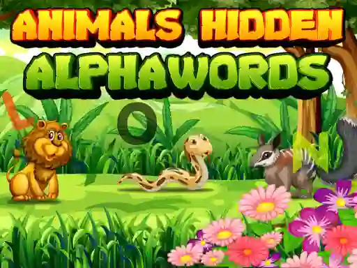 Animals Hidden AlphaWords — безкоштовна онлайн гра
