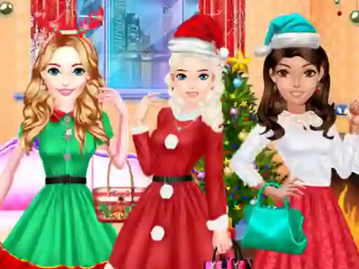 Fashion Girls Christmas Party — безкоштовна онлайн гра