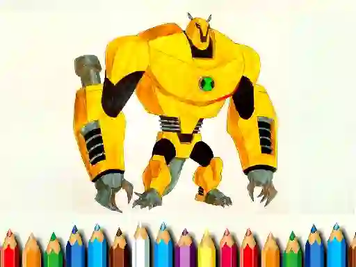 Ben10 Monsters Coloring book — безкоштовна онлайн гра