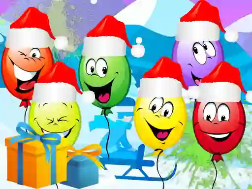 Christmas Balloons Bursting — безкоштовна онлайн гра