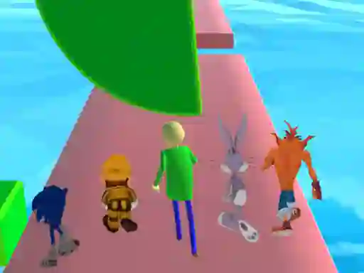 Fun Race 3D baldi's basics — безкоштовна онлайн гра