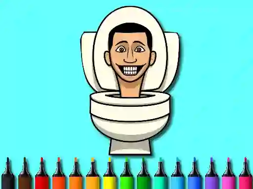 Color Skibidi Toilet — безкоштовна онлайн гра