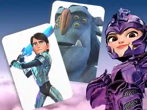 Trollhunters Rise of The Titans Memory Card Match — безкоштовна онлайн гра