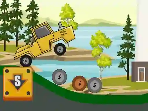 Hill Climb Tractor 2D — безкоштовна онлайн гра