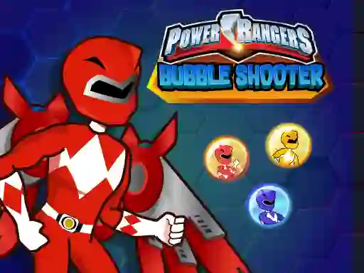 Power Rangers Bubble Shoot — безкоштовна онлайн гра