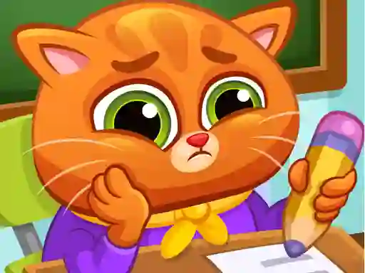 Lovely Virtual Cat At School — безкоштовна онлайн гра